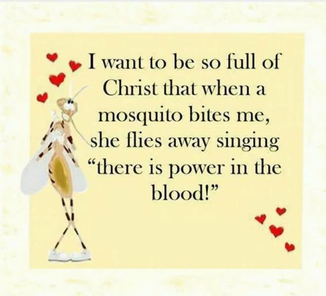 Mosquito Power in the blood