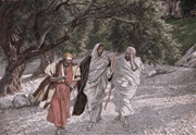 The Road to Emmaus by Tissot